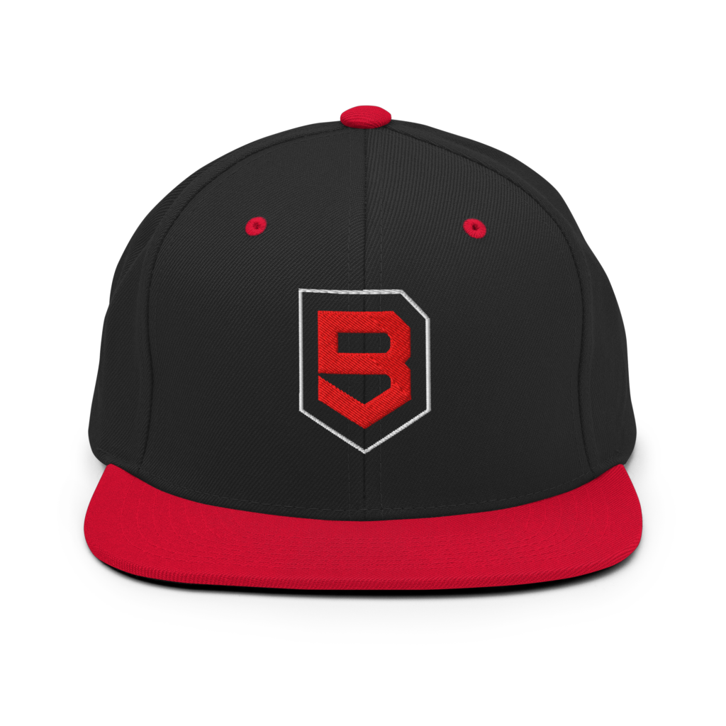 Blade Union | Icon DuoTone Snapback Hat Black Red