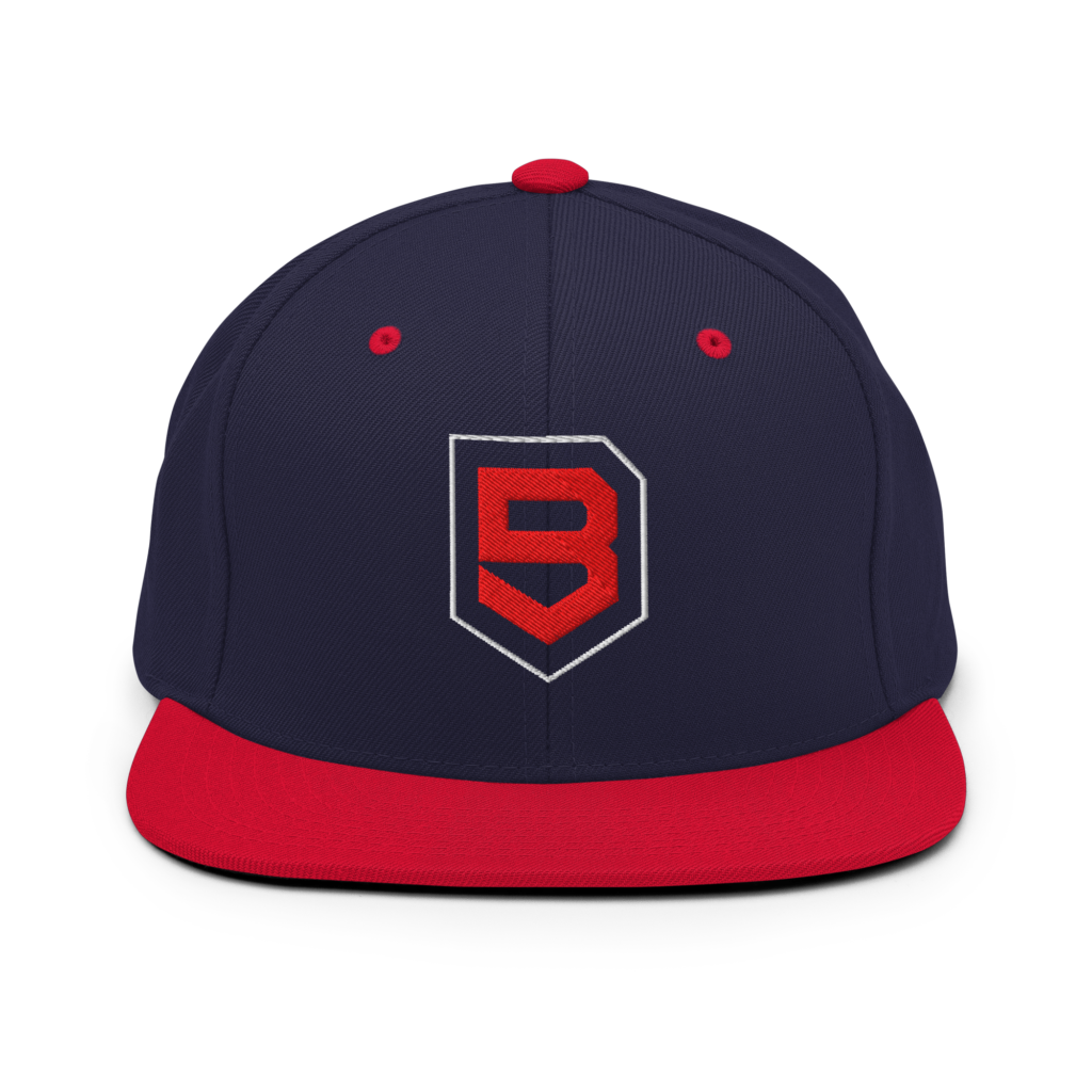 Blade Union | Icon DuoTone Snapback Hat Navy Red